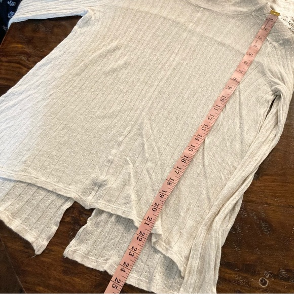 Lucky Brand Oatmeal Off White Turtleneck Size Small S - Picture 8 of 8